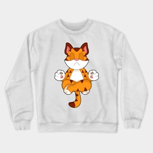 Tiger Yoga Fitness Meditation Crewneck Sweatshirt